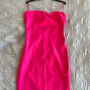 NWT strapless midi bodycon dress